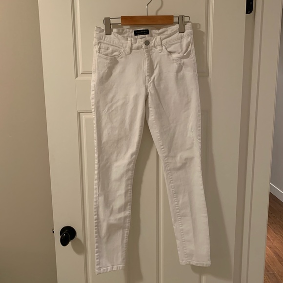 White BR skinny jeans - Picture 2 of 5